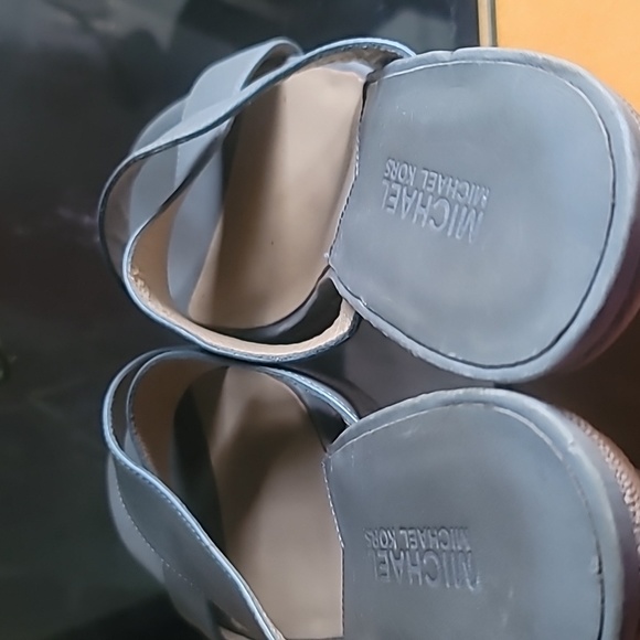 Michael Kors Leather Stud Wedges - Picture 11 of 11